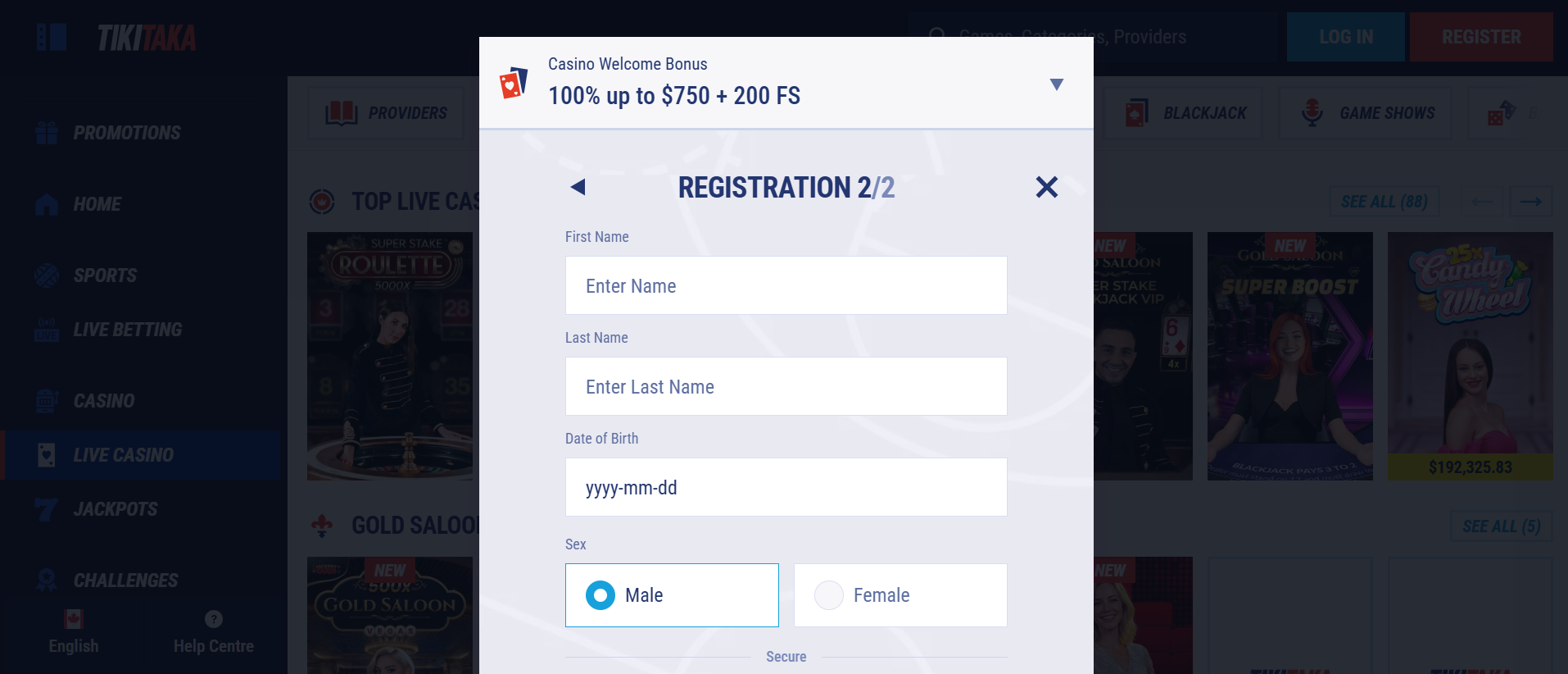 TikiTaka Online Wetten